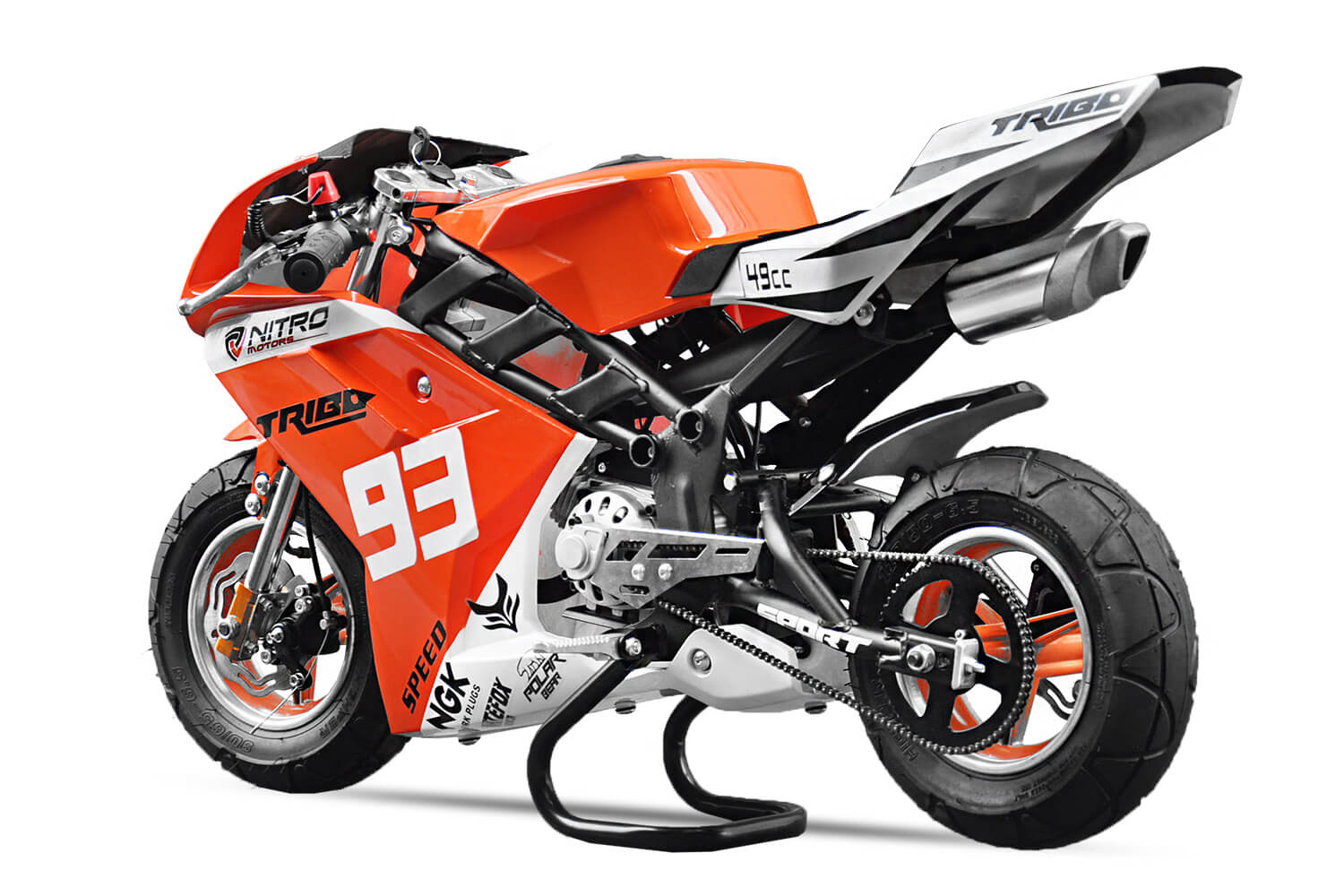 49cc Mini Pocket Bike 108 Collegamenti Catena 54T Pignone E